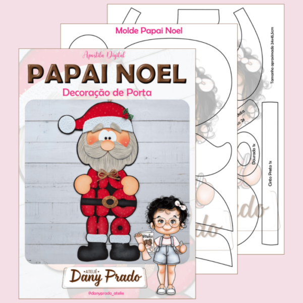 Apostila Decoração de Porta Papai Noel