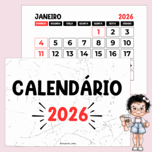 Calendário 2026 Tradicional