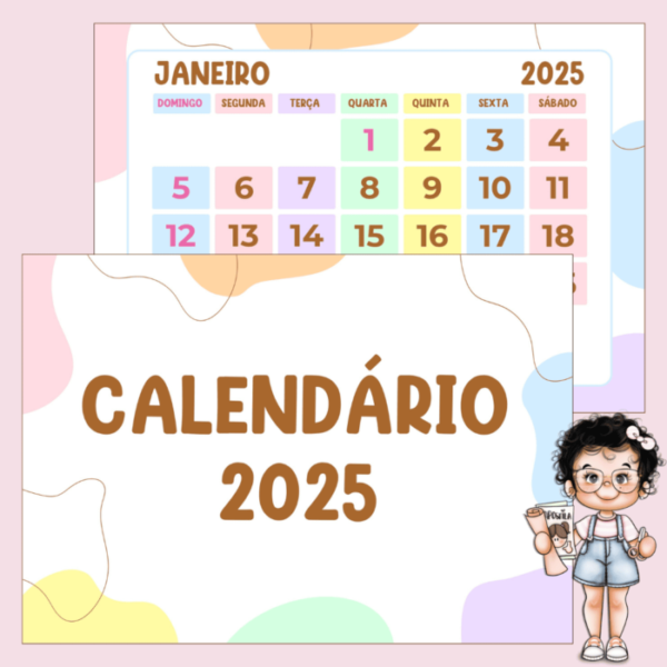 Calendário Candy 2025