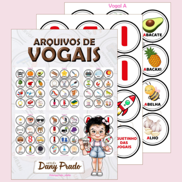 Apostila Foguetinho das Vogais - Imagem 3