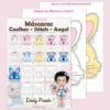 Apostila Máscaras - Coelhos - Stitch - Angel - Image 3