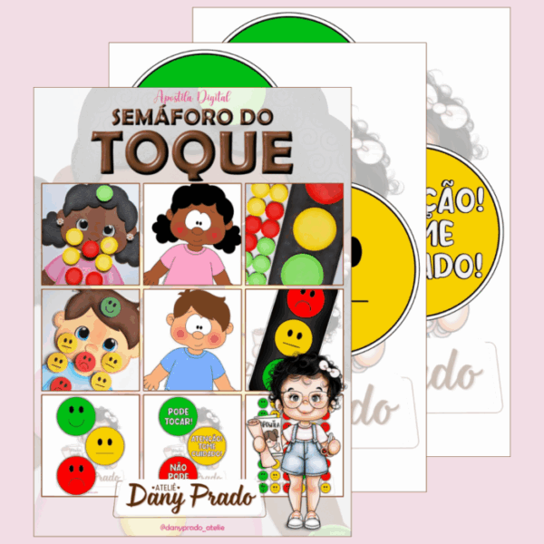 Apostila Semáforo do Toque - Apliques Grandes + Arquivos Digitais - Imagem 5