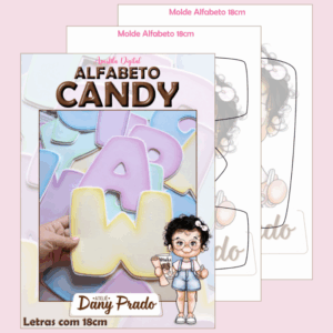 Apostila - Alfabeto Candy -18cm